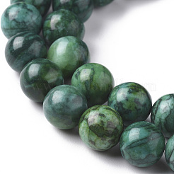 Natural Map Stone Picasso Jasper Beads Strands&nbsp;G-F668-29-10mm