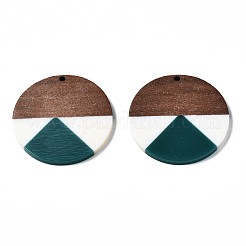 Resin & Walnut Wood Pendants&nbsp;RESI-S389-070A-A11