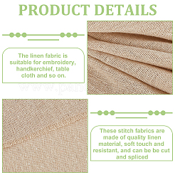Linen Fabric&nbsp;DIY-WH0430-153A-06