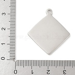 304 Stainless Steel Pendants&nbsp;STAS-L022-041P