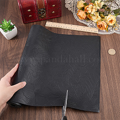 1Pc Flower Pattern PVC Leather Fabric&nbsp;DIY-CL0001-80B