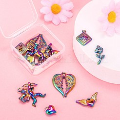 12Pcs 6 Style Alloy Pendants&nbsp;FIND-LS0001-36MC