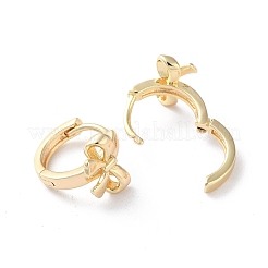 Brass Hoop Earrings&nbsp;EJEW-P259-19G