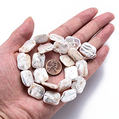 Natural Keshi Pearl Beads Strands&nbsp;PEAR-S020-K04