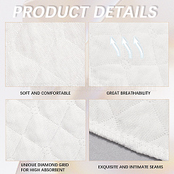 Breathable Cotton Reusable Breast Pads&nbsp;DIY-WH20048-008