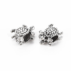 Tibetan Style Alloy European Beads&nbsp;TIBEB-N007-001