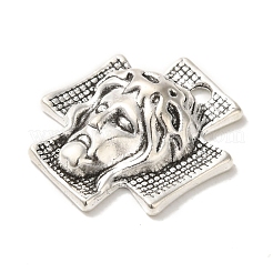 Tibetan Style Alloy Cross with Jesus Alloy Pendants for Easter Jewelry&nbsp;LF10674Y