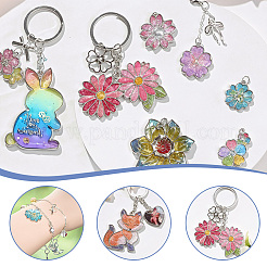 DIY Keychain Making Kits&nbsp;DIY-SP0002-65P