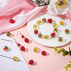 30Pcs 3 Style Handmade Lampwork Beads&nbsp;LAMP-BC0001-01