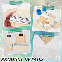 4Pcs 4 Styles Wool Paint Brush&nbsp;TOOL-NB0002-28