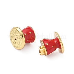 Brass Enamel 3D Cup Charms&nbsp;KK-I371-36G-02