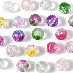 180Pcs 9 Colors Transparent Spray Painted Crackle Glass Beads&nbsp;GLAA-FS0002-44