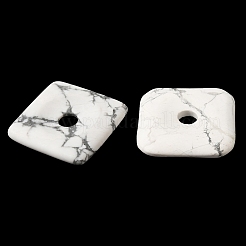 Frosted Natural Howlite Pendants&nbsp;G-C138-03B