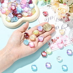 30Pcs 3 Styles UV Plating Resin Beads&nbsp;RESI-YW0005-80