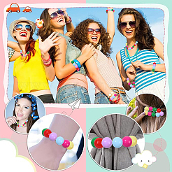 30G 3 Colors Opaque Acrylic Beads&nbsp;MACR-YW0003-44I