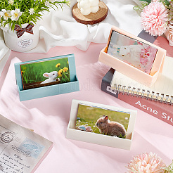 3Pcs 3 Colors Plastic Name Card Holder&nbsp;AJEW-FG0002-84
