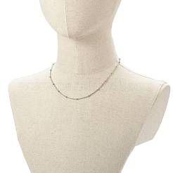 Tarnish Resistant 304 Stainless Steel Satellite Chains Necklace&nbsp;NJEW-JN03594-01
