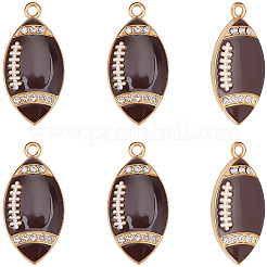 20Pcs Alloy Enamel Pendants&nbsp;ENAM-SC0008-18