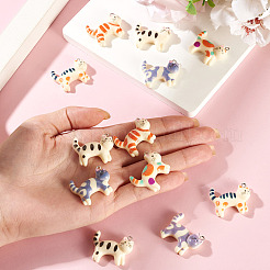 12Pcs Opaque Resin Pendants&nbsp;RESI-TA0005-32