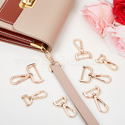 10Pcs 5 Styles Alloy Swivel Lobster Claw Clasps&nbsp;FIND-BBC0003-81KCG