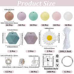 DIY Jewelry Keychain Making Kits&nbsp;DIY-BM0002-02