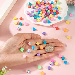 150Pcs 2 Styles Handmade Polymer Clay Beads&nbsp;CLAY-TA0001-73