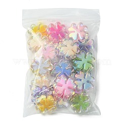 24Pcs 8 Colors UV Plated Acrylic Beads&nbsp;SACR-FS0001-47