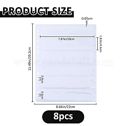 6-compartment PVC Sample Bags&nbsp;LS-AJEW-WH0871-06C
