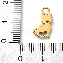 304 Stainless Steel Rhinestone Pendants&nbsp;STAS-I331-09G