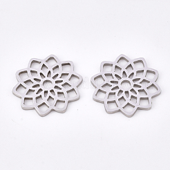 Tarnish Resistant 304 Stainless Steel Filigree Joiners Links&nbsp;STAS-T044-40P