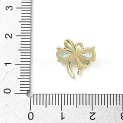 Brass Micro Pave Cubic Zirconia Charms&nbsp;KK-A300-01G-05