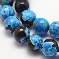Natural Fire Crackle Agate Bead Strands&nbsp;G-K166-06F-10mm-11