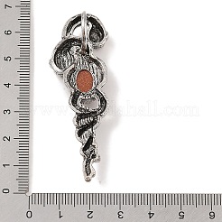 Synthetic Goldstone Pendants&nbsp;G-A224-03AS-04