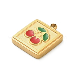 304 Stainless Steel Enamel Charms&nbsp;LS-STAS-F331-01B-G