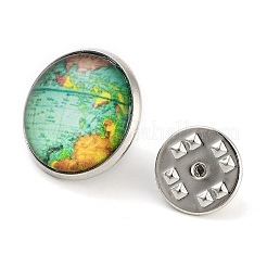 Round Glass Brooches&nbsp;LS-JEWB-A022-02I