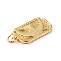 Rack Plating Brass Pendants&nbsp;KK-H431-50G