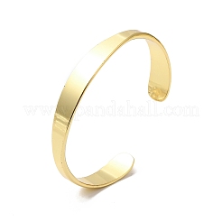 Rack Plating Brass Cuff Bangles&nbsp;BJEW-A137-03G