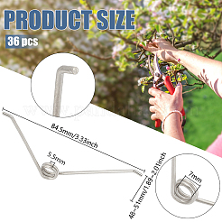 36Pcs High Carbon Steel Torsion Spring&nbsp;FIND-BC0005-24