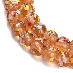 Handmade Lampwork Beads Strands&nbsp;LAMP-H071-01B-05