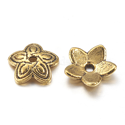 Tibetan Style Zinc Alloy Bead Caps&nbsp;X-GLF0669Y