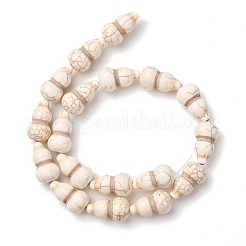 Synthetic Turquoise Dyed Beads Strands&nbsp;G-B184-B01-03