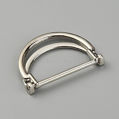 Alloy Buckle Clasps&nbsp;FIND-WH0143-82C-P
