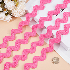10 Yards Polyester Wavy Fringe Trim Ribbon&nbsp;OCOR-GF0003-27D