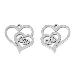 Non-Tarnish 201 Stainless Steel Pendants&nbsp;STAS-T044-280P