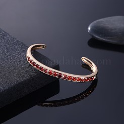 Classic Brass Cuff Bangles&nbsp;BJEW-BB32123-F