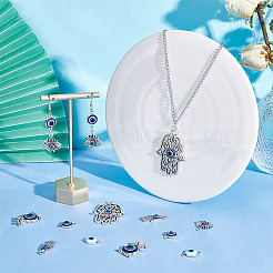 Evil Eye Jewelry Making Finding Kit&nbsp;FIND-PH0008-04
