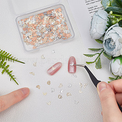 600Pcs 12 Style Brass Cabochons&nbsp;MRMJ-OC0003-31
