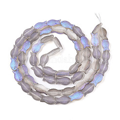 Frosted Glass Beads Strands&nbsp;X-GLAA-T023-40C-04
