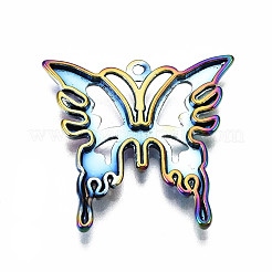 Rainbow Color Alloy Pendants&nbsp;PALLOY-S180-060-RS