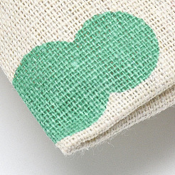 Printed Polycotton(Polyester Cotton) Packing Pouches Drawstring Bags&nbsp;ABAG-T004-10x14-19